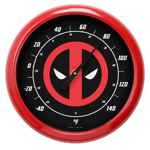 Deadpool Logo 10-Inch Thermometer